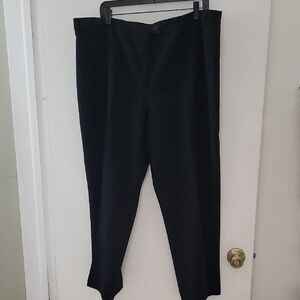 Marina Rinaldi Elegant Black Dress Pants Sz 20